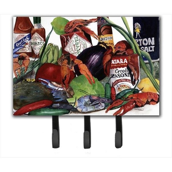 Carolines Treasures Carolines Treasures 8131TH68 Louisiana Spices Leash Holder or Key Hook 8131TH68 - main